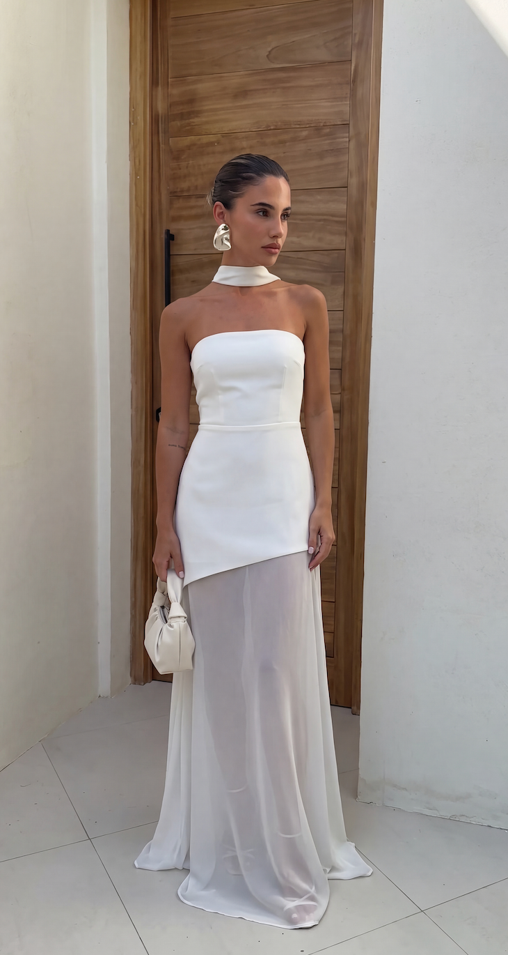 Valerie Asymmetrical Maxi Dress